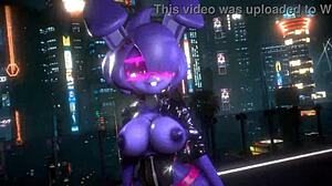 Bonnie from FNF performs Bonfie K-pop Queencard dance