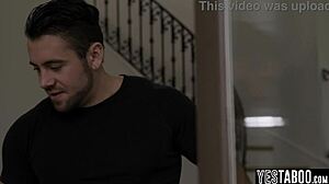 Angry Latina Fucks Hubby's Gay BF with Monster Cock.