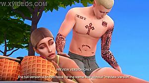 Sunbathing 3D Hentai Snapshot