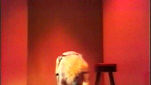 blonde legend lois ayres strips and gets fucked on stage! 🍑