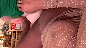 Ebony amateur bends for gay doggystyle POV