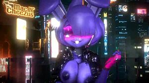 Bonnie from FNF performs Bonfie K-pop Queencard dance