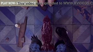 werewolf dives into perfect pussy with licks