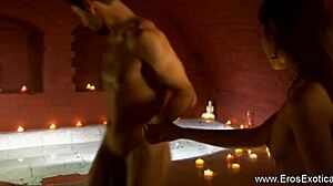 asian cougar massage turns into interracial fuck