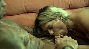 My wife invited her work friend, and we had a bisexual threesome with big cocks and orgasms.