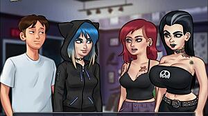 in summertime saga 121, the characters get into some erotic hentai adventures