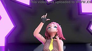 Strip tease mmd yoasobi - idol with teasing and clothes ripped