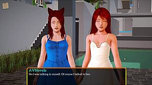 My new family game episode 329 with redhead and small tits in family dynamics