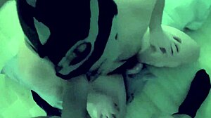 Ridley dovarez gives a hungry blowjob to his friend's cock.