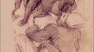 vintage antique drawings from old comics