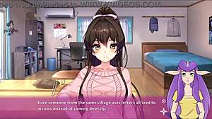 Ninnin days part 10 finale features brunette asian hentai girl with big tits in sexy scenes