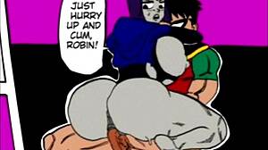 Teen Titans Cartoon Girl Relieves Big Cock In Hentai