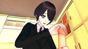 Female boss trains horny young employee in 3d hentai fantasy