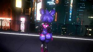 Bonnie from FNF performs Bonfie K-pop Queencard dance