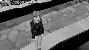 Sims 4 parody features wonderful fucking life with big tits and asses in christmas interracial scenes