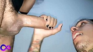 Emotional blowjob from naughty guy with forked tongue, Ander Hard aka Kildrian