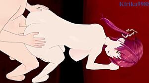 Pekora Mommy Pekomama and Houshou Marine Engage in Intense Sex - Hololive VTuber Hentai