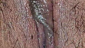 that wet pussy getting fucked up close with small tits