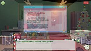 in claus secret surprise xmas game, the boss finally shows his huge cock in episode 4