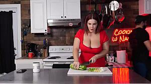 I'm Always Horny with Big Tits in Kitchen