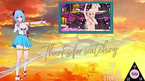 rufy and nami get horny in koikatsu one piece hentai.