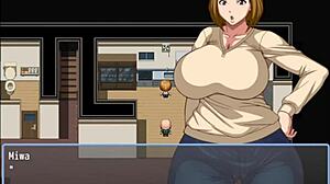 Hentai Game: Lonely Old Man Grabs Neighbor's Huge Ass in Unfaithful Routine Part 3