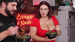 I'm Always Horny with Big Tits in Kitchen