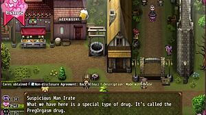 Bruxinha turns nymphomaniac and offers herself to the whole city in this hentai game part 9!