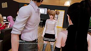 Harem hotel adventure in episode 303