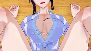 Hardcore 3D anime action with massive tits on display