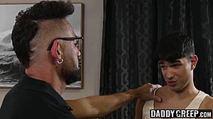 Rob Quin offers his hairy ass to stepdad?