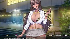 oiled up old man's huge cock in st yariman's little 18+ hentai game