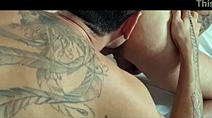 Player drills tattooed guy in wild group action! 🔥