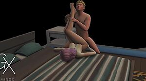 anime hentai gaming: naruto and sakura in an intense scene! 😏