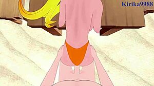 i messed up saying naruko uzumaki and kushina uzumaki are having intense sex in this naruto hentai cartoon with big tits and creampie