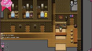 Bruxinha turns nymphomaniac and offers herself to the whole city in this hentai game part 9!