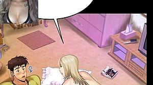 My aunt in this erotic chapter! What a tease!