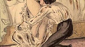 Vintage erotické kresby