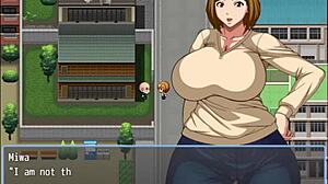 Hentai Game: Lonely Old Man Grabs Neighbor's Huge Ass in Unfaithful Routine Part 3