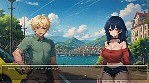 Dražim fanta z voyeurizmom v tej hentai igri