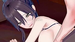 Hardcore 3D anime action with massive tits on display