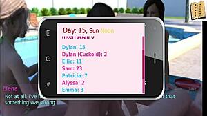 a wife and stepmother in an erotic game scenario