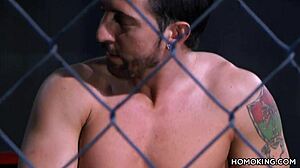 Strong Gay Couple Fucking On Roof Of Red Car