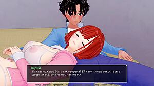 Redhead whore dominates outdoor gameplay in HS Tutor 26