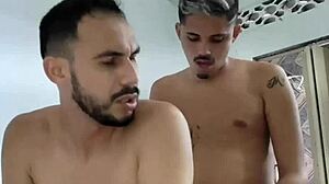 i recorded my friends marc ferri and keven fucking then i joined in for lots of bareback cum
