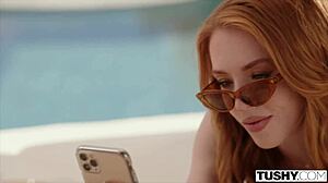 Tushy Tiny 18+ All Natural Redhead Madi Collins in Intimate Scene