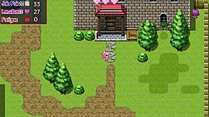 Noelle does her best in anime hentai, flaunting big tits and ass while blowing and swallowing cum.