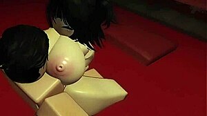 Big Titty Roblox Girl Gets Multiple Creampies