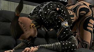 hey, rey's auditioning for porn in this cute 3d cartoon outfit!