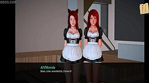 my new family episode 292 explores family bonds in a homemade setting. redhead with small tits and big ass features prominently.